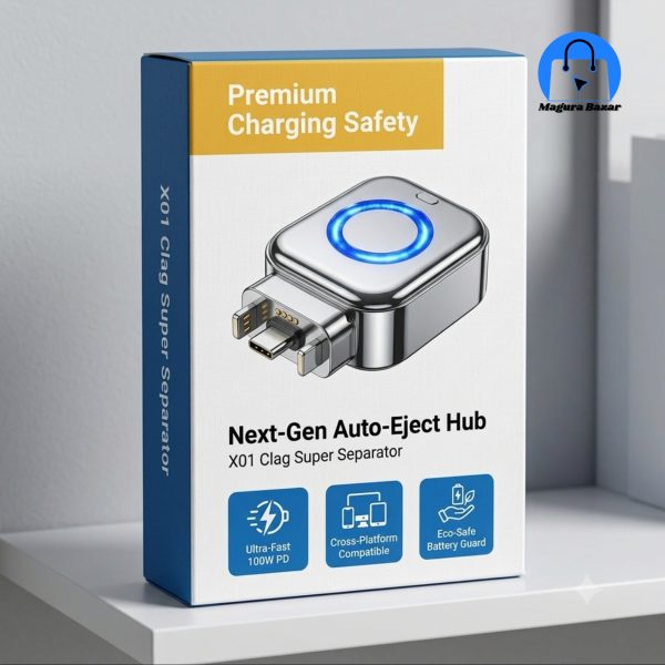 2 140W Smart Auto Disconnect Charging Adapter | Overcharging Protector charger disconnector auto eject charger full charge separate new gadget 2026